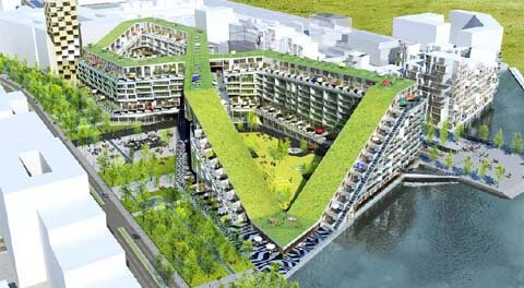 Orestad à Copenhague, quartier qui présente un nouveau mode de vie