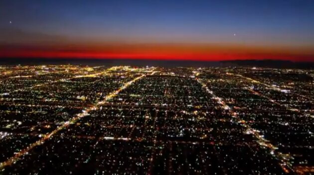Rapport américain en faveur de létalement urbain Los angeles banlieue Rapport américain en faveur de létalement urbain