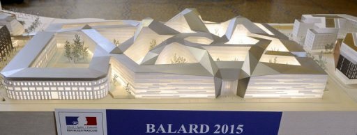 balard 2015 maquette Le projet de Pentagone pour le Ministère de la Défense à Balard dévoilé