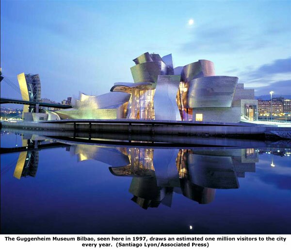 biblao guggenheim gehry espagne musee art Le musée surprenant de Franck Gehry à Bilbao : Guggenheim 