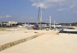 chantier archives departementale zaha hadid herault 250x171 La cité administrative de l’Hérault à Montpellier. Architecte : Zaha Hadid