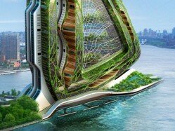 dragonfly structure vegetale ferme urbaine callebaut new york 249x187 Projet Dragonfly de Vincent Callebaut : ferme verticale dans New York