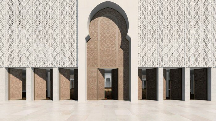 Grande mosquée de Marseille : la construction annulée entree grande mosquee marseille 700x393 Grande mosquée de Marseille : la construction annulée