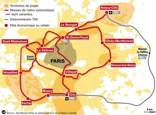 grand paris reseau transport commun metro automatique Projet de loi Grand Paris adopté par lAssemblée Nationale
