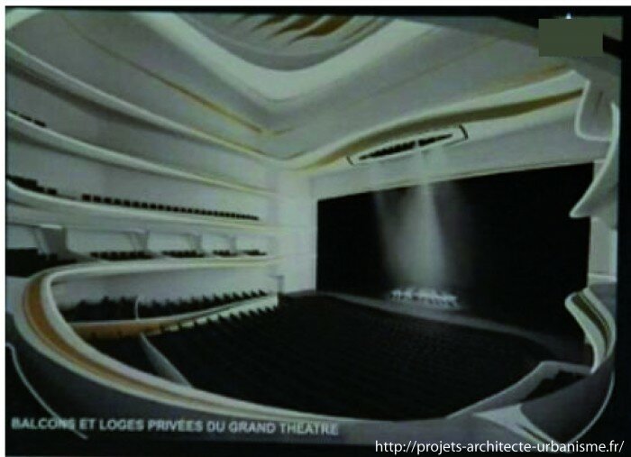 grand theatre rabat 700x507 Le Grand Théâtre de Rabat conçu par Zaha Hadid
