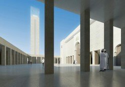 grande mosquee patio exterieur marseille 249x175 Grande Mosquée de Marseille: futur symbole de lIslam marseillais