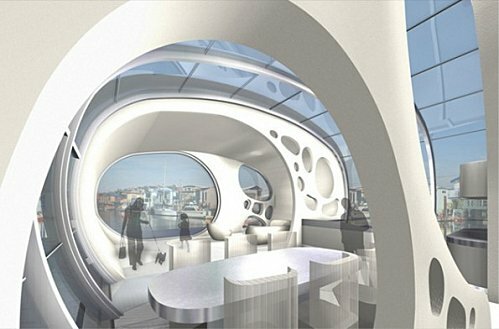 maison flottante san francisco interieur Nouveau concept de péniche: la maison flottante Tafoni