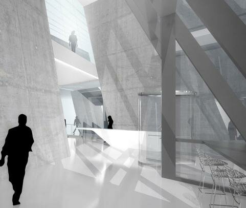 Zaha Hadid gagne le concours pour le futur musée d’arts à Michigan state university.