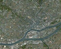 L’île de Nantes,projet de réaménagement des friches navales.