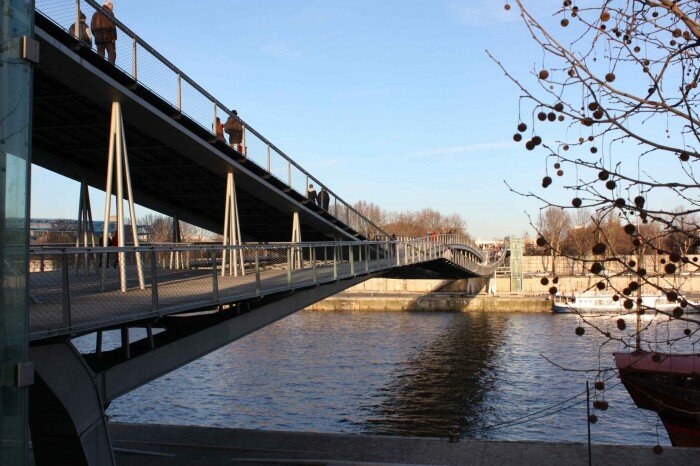 passerelle simpone beauvoir paris bercy 700x466 La bibliotheque nationale de france : architecte, D.Perrault