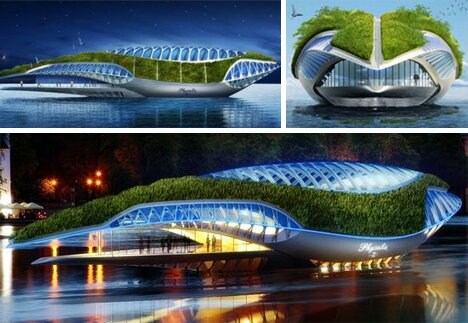 physalia jardin flottant ecologique callebaut Le Physalia: nouveau concept de jardin écologique flottant qui nettoie nos fleuves