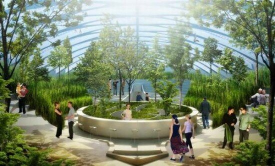 physalia jardin terre callebaut1 Le Physalia: nouveau concept de jardin écologique flottant qui nettoie nos fleuves