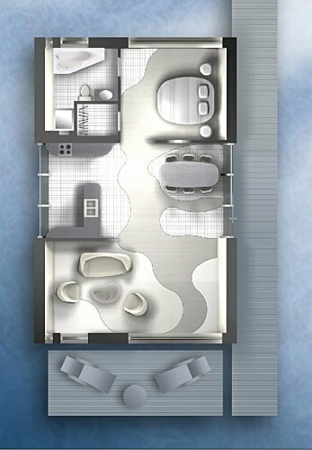 plan maison flottante tafoni Nouveau concept de péniche: la maison flottante Tafoni