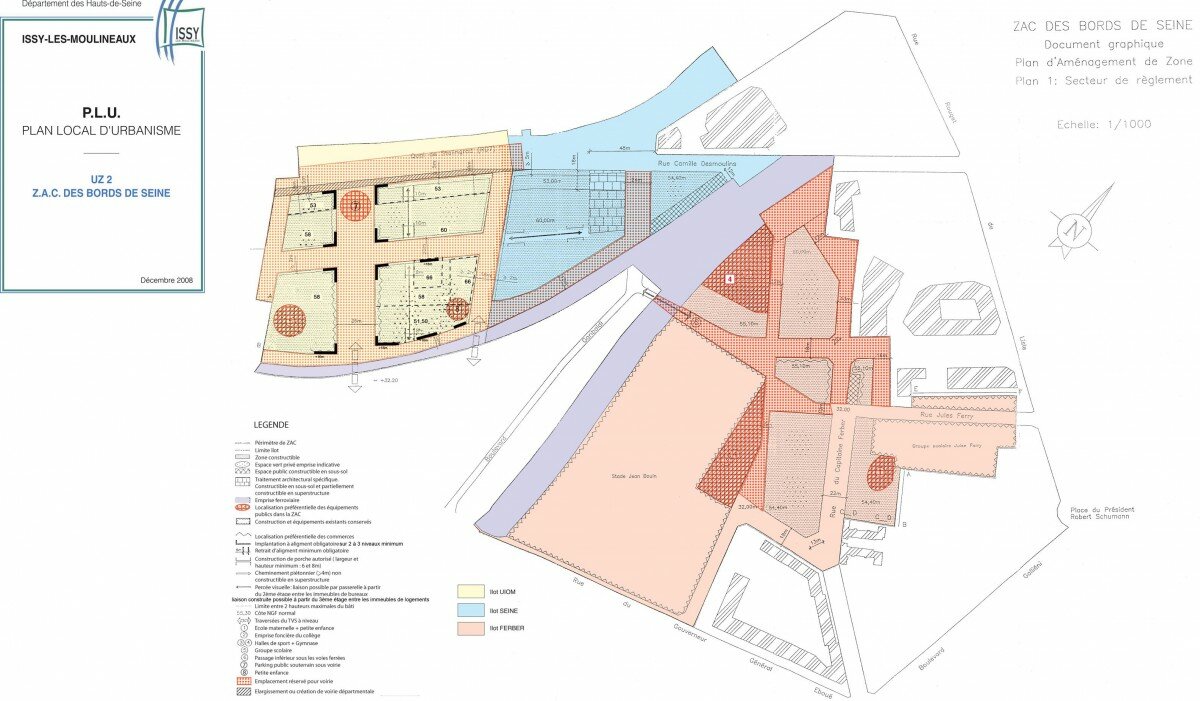 plan perimetre zac bords de seine issy moulineaux 1200x701 La ZAC des Bords de Seine à Issy Les Moulineaux