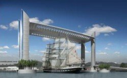 pont bacalan vinci bordeaux levant 249x152 Le pont Bacalan : un nouveau pont levant pour Bordeaux