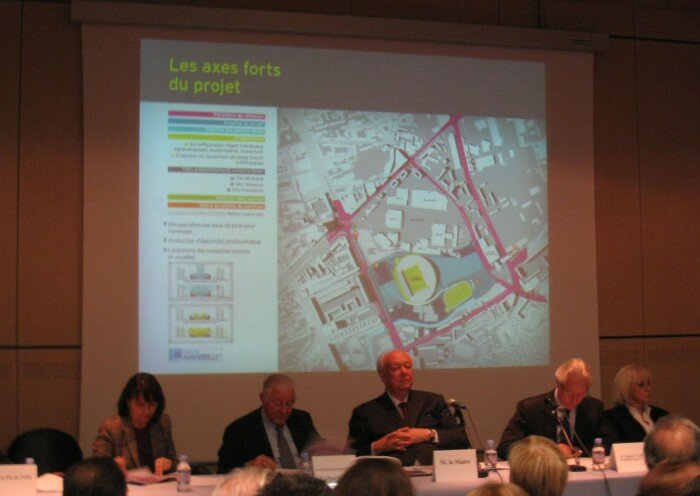 presentation projet velodrome marseille concertation1 700x496 Réunion publique de concertation: réaménagement du Stade Vélodrome et ses abords