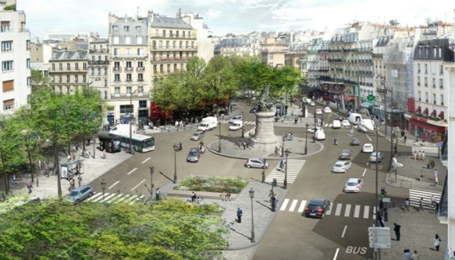 Le projet de réaménagement de la place Clichy à Paris