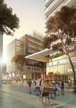 strip euromediterranee marseille projet arenc Tour Jean Nouvel Marseille : Projet euromediterranée