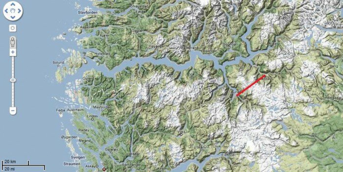 tracé tunnel laerdal aurland norvege 700x352 Records : les tunnels les plus longs du monde
