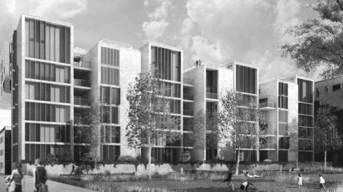 vergely lyon confluence logement 700x392 Nouveaux logements pour Lyon confluence : Lyon island 