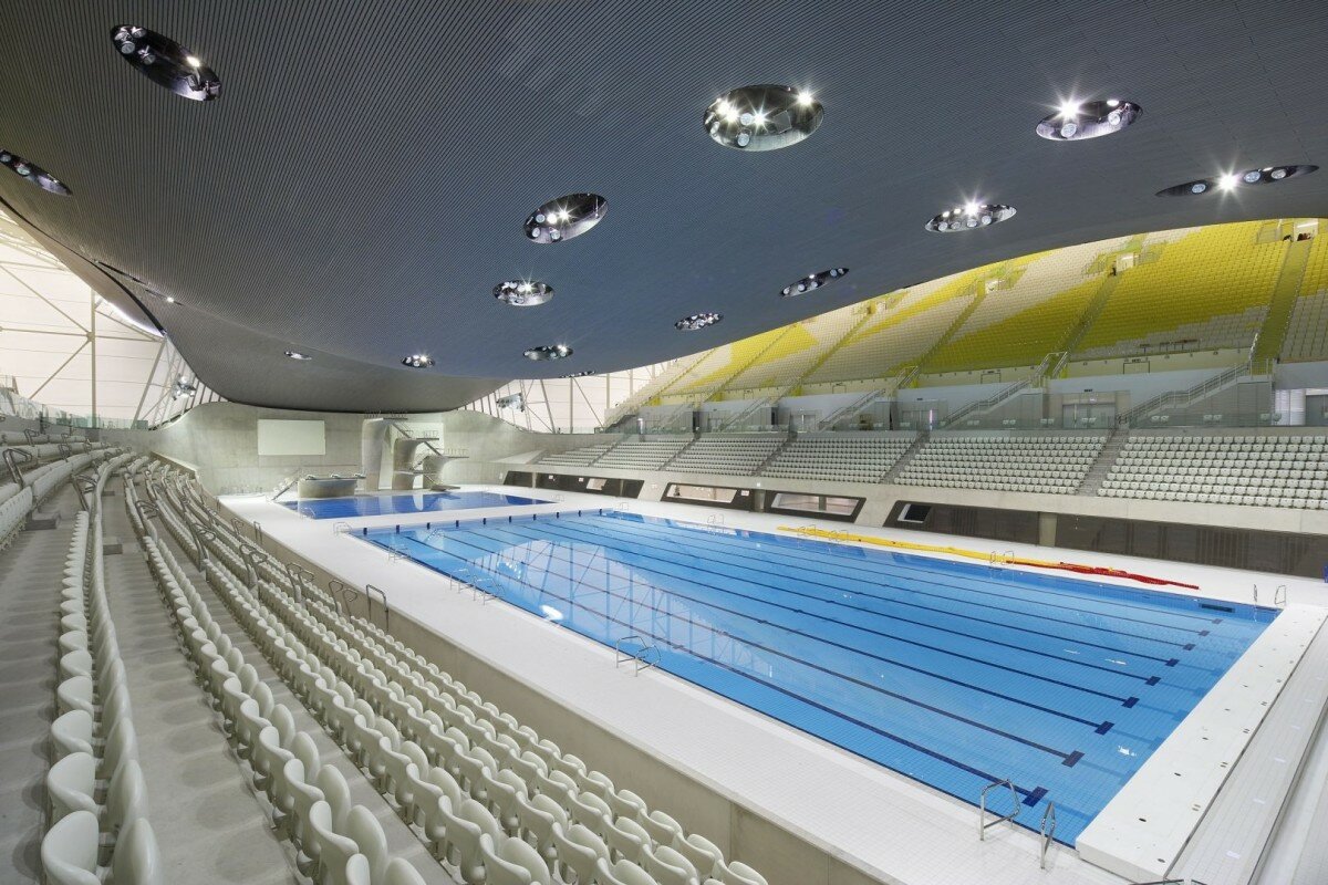 zaha hadid piscine londres 1200x800 La piscine des Jeux Olympiques de Londres 2012 par Zaha Hadid