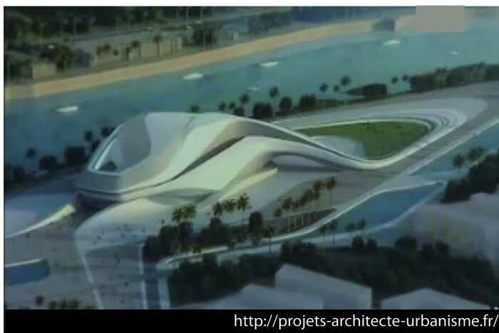 zaha hadid rabat theatre 700x467 Le Grand Théâtre de Rabat conçu par Zaha Hadid